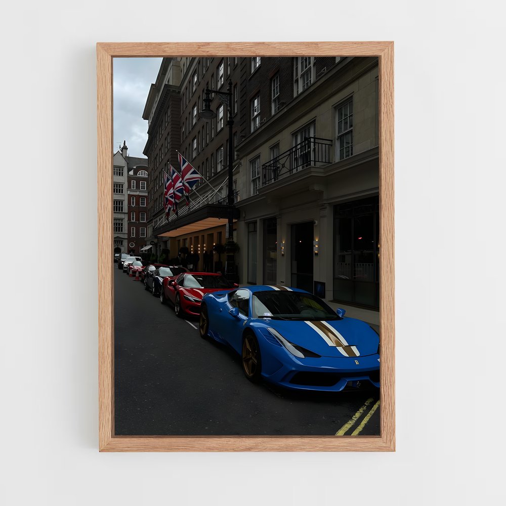 Poster Avenue des Rêves – affiche Ferrari (vue 4)